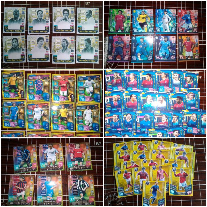 Thẻ cầu thủ hiếm 2011/12 size Poca Match Attax thẻ in custom ST STORE CARD