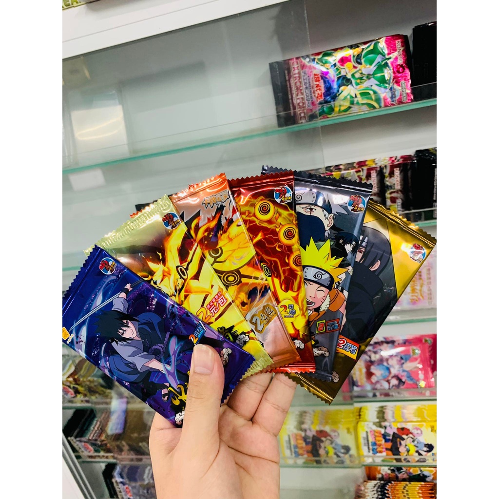 [ Dưa Hấu ] Set 5 ảnh thẻ nhân phẩm Anime Kimetsu No Yaiba, Naruto, One Piece, Dragon Ball, Waifu, Jujutsu Kaisen, Conan
