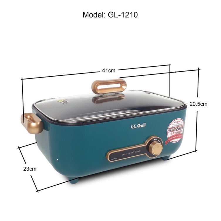 Nồi lẩu điện Gali GL-1210 (màu bất kì)