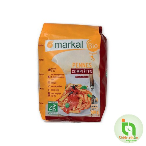 Mì Ống Lứt/ Bán Lứt/ Trắng Penne Hữu Cơ Markal 500g