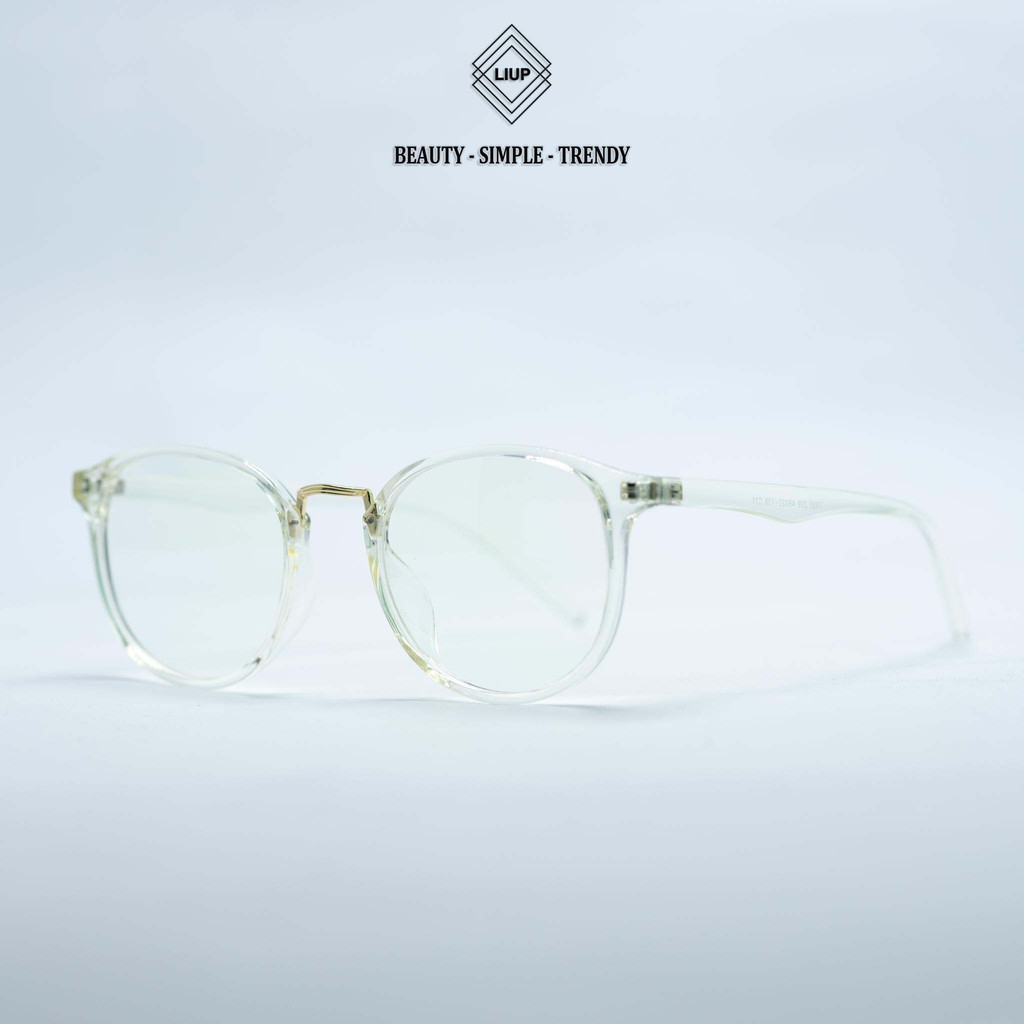 Gọng kính cận nam nữ mắt tròn nhựa dẻo 209 Liupeyewear nhiều màu phù hợp nhiều form mặt thời trang unisex | BigBuy360 - bigbuy360.vn