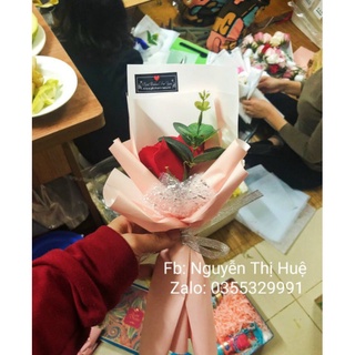 Bó 1 bông hoa sáp thơm