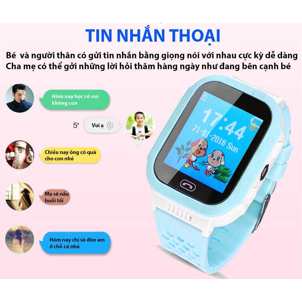 Đồng Hồ Định Vị Trẻ Em Nghe Gọi 2 Chiều Có Camera - Đồng Hồ Thông Minh Đa Chức Năng Siêu Chống Nước Q12