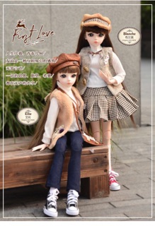 Búp bê doris trang phục xuống phố
