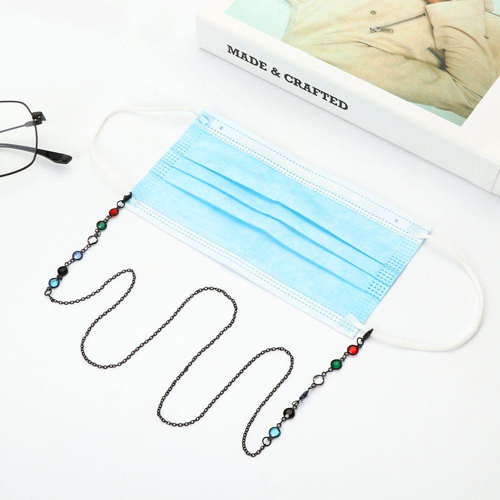 SUSANS Dây Đeo Kính Chống Trượt Đính Pha Lê Thời Trang