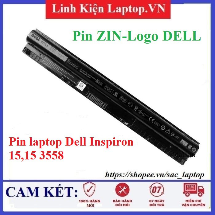 ⚡Pin laptop Dell Inspiron 15,15 3558