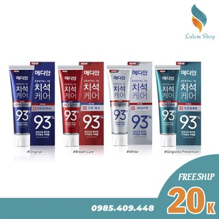 (Date 2024) Kem đánh răng 120g Median 93% Hàn Quốc