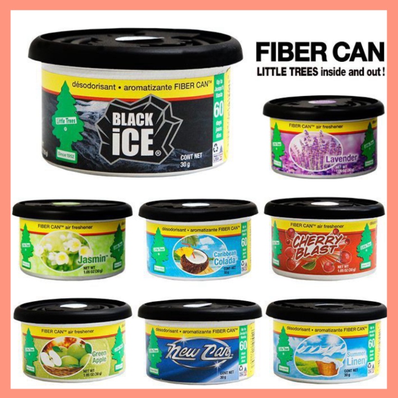 Sáp Thơm Nước Hoa Ô Tô Little Trees Fiber Can Khử Mùi Xe Hơi, Phòng Ngủ, Tủ Quần Áo (HÀNG NHẬP KHẨU USA)