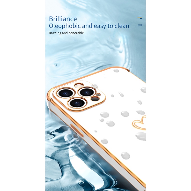 Ốp điện thoại TPU mạ điện cho iPhone 12 11 Pro Max XS Max XR x 8 7 plus
