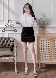 Áo ren tay bồng (ảnh thật, clip mặc thật)