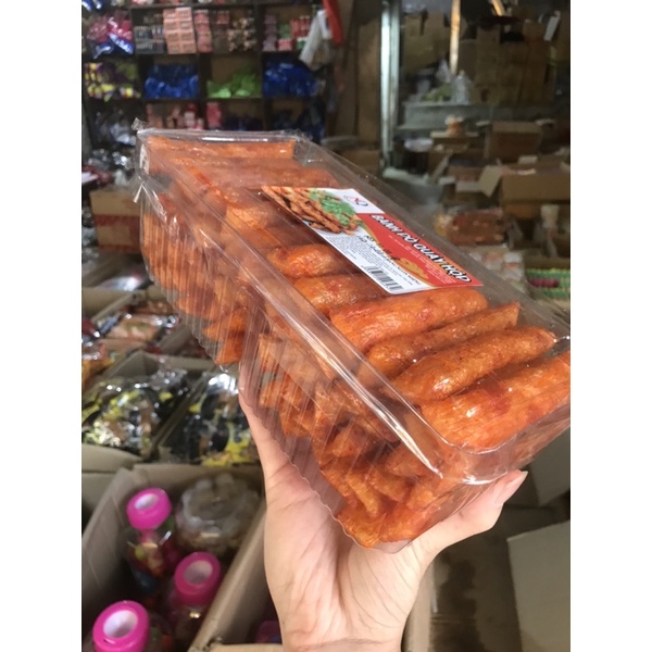 Bánh Pò Quẩy hộp đại ĂN THẢ GA, Snack Bánh Pò chua cay, đồ ăn vặt, ăn vặt tuổi thơ cổng trường hot