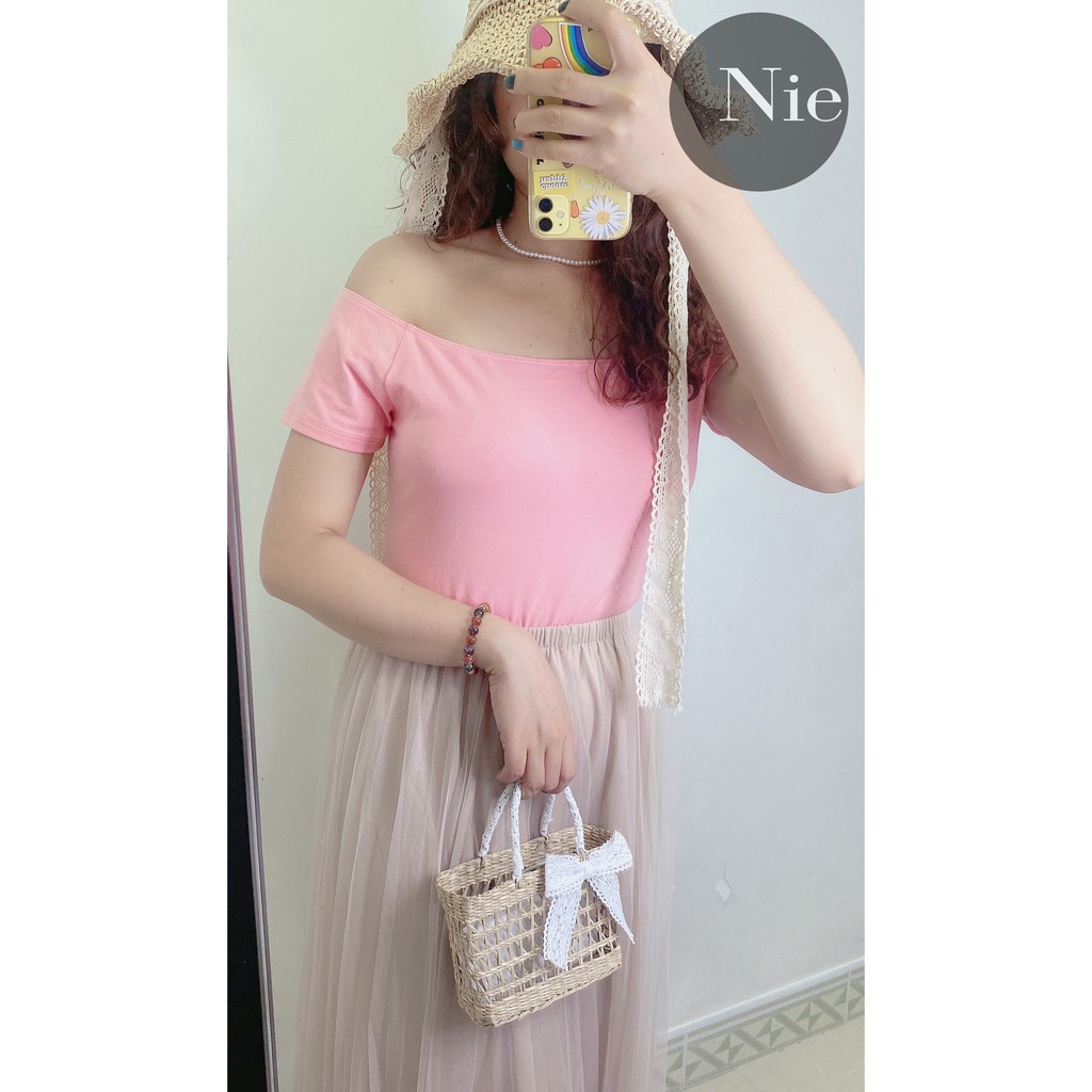 [XUẤT XỊN] Bodysuit ngang vai có tay đằm thắm sexy💋 | BigBuy360 - bigbuy360.vn