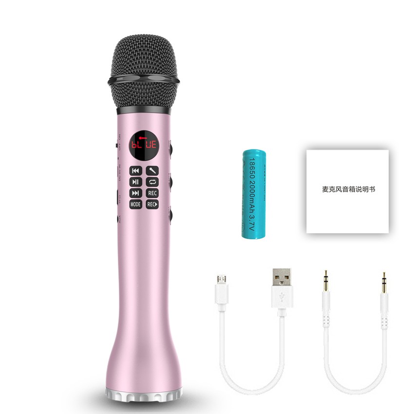 [Mã ELHACE giảm 4% đơn 300K] Micro Karaoke Bluetooth L-598