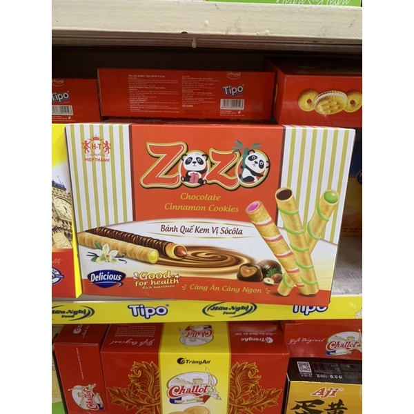 Bánh Quế Kem ZoZo Hiệp Thành Có Túi Sách Hộp 400g Đủ Vị