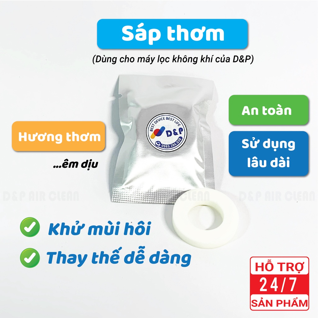 Sáp Thơm Khử Mùi Tạo Hương Thơm Dùng Cho Máy Lọc Không Khí D&P