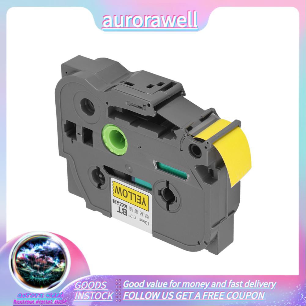 Dây Ruy Băng Màu Vàng Đen 18mm 8mtze-641 Cho Brother Tze-641 | BigBuy360 - bigbuy360.vn