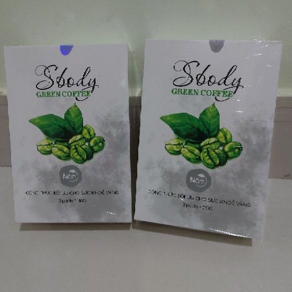 Combo 2 Hộp cà Phê Giảm Cân SBODY GREEN COFFEE