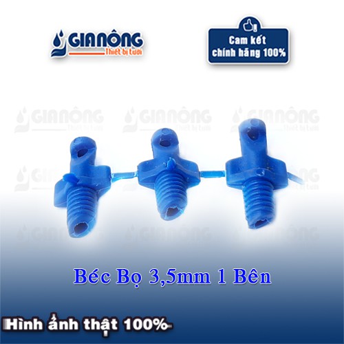 Béc bọ 3.5 mm Túi 100 Béc bọ 3.5mm họng lớn tưới phun mưa 180 độ (xanh dương) Gia Nông