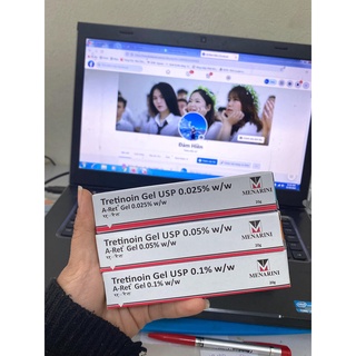 Tretinoin Aret Gel Usp 0.025%-0.05%-0.1% Gel giảm mụn, chống lão hóa [damhienhienshop]