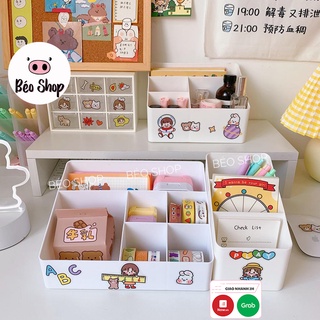 Kệ decor trang trí đồ dùng học tập , kệ đa năng đựng đồ cá nhân