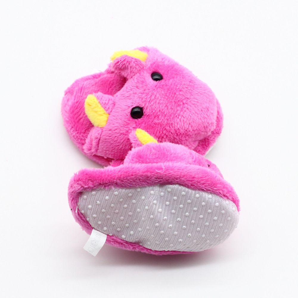 1 Đôi Dép Bông 7cm Màu Cầu Vồng Cho Búp Bê