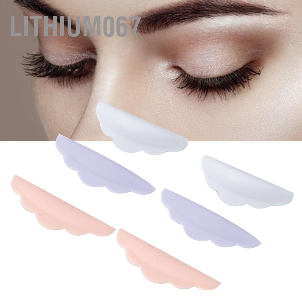 [Hàng mới về] 3 cặp miếng đệm nâng đỡ lông mi khi uốn