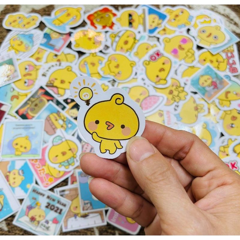 10-50 hình dán sticker piyomaru decal