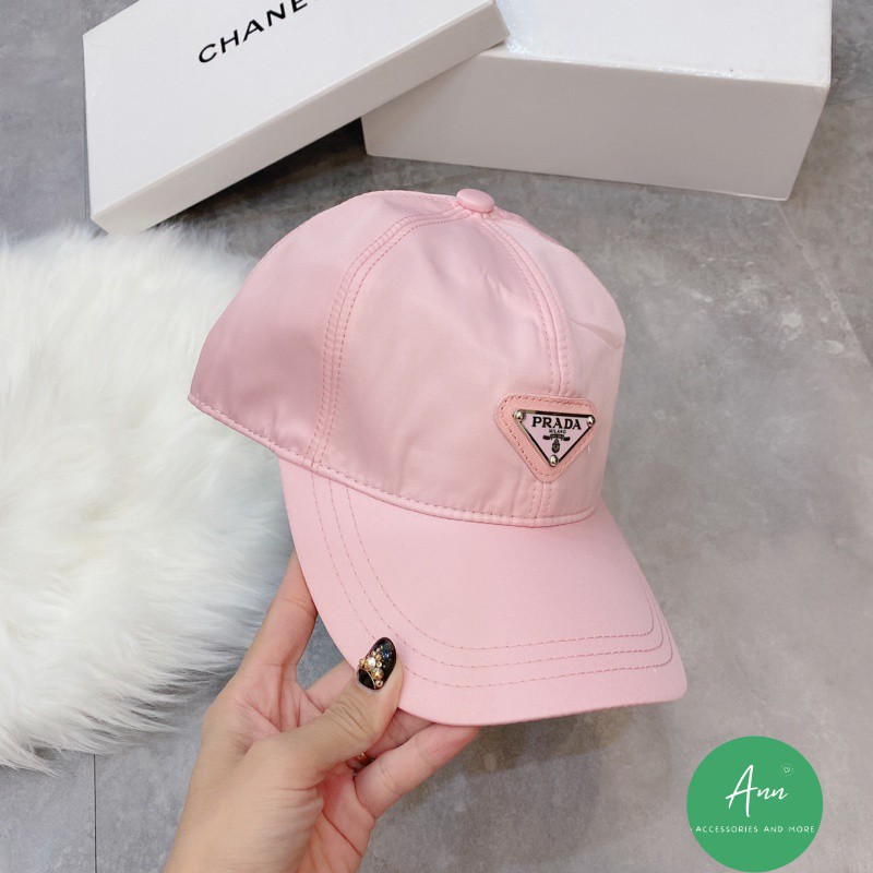 [SALE SỐC] Mũ lưỡi trai Prada mới, chất liệu vải gió 2 lớp cao cấp, bảng màu mới trẻ trung, hàng loại 1 full tag
