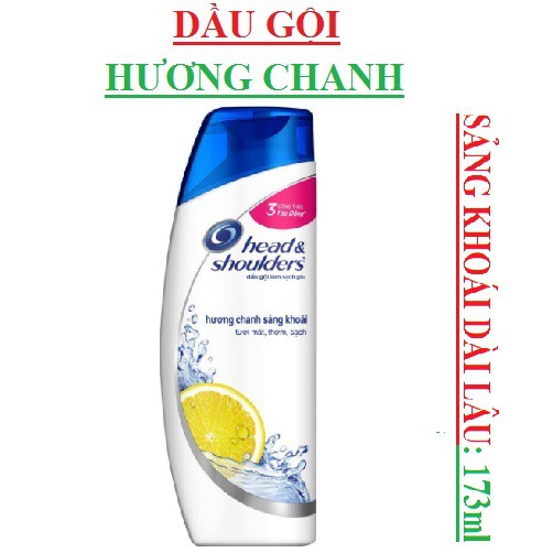 Dầu gội,dầu xả Head&shoulders 173ml; bạc hà,mượt óng,ngăn rụng tóc,sảng khoái,táo,da đầu ngứa