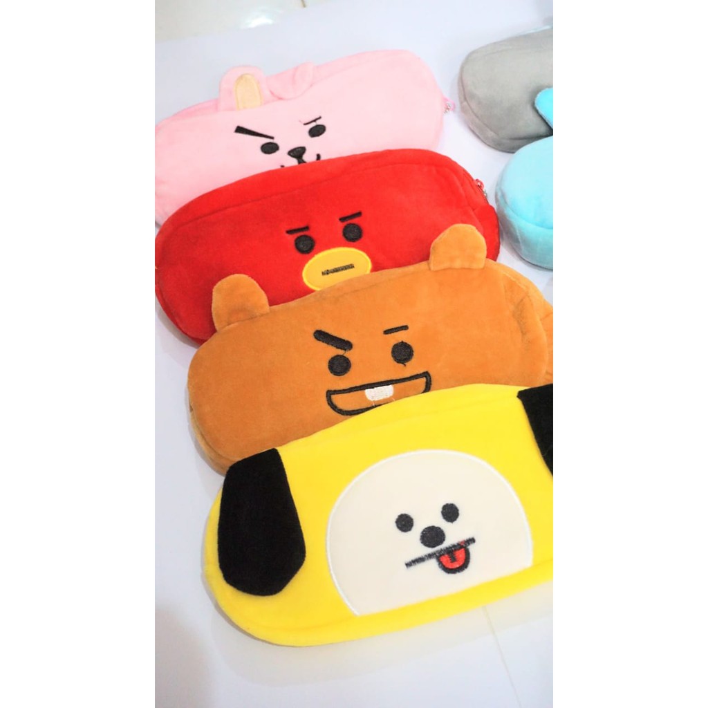 Bóp Viết Vải Bông Hình Bt21 Bts Tata Cooky Chimmy Koya Rj Van Mank