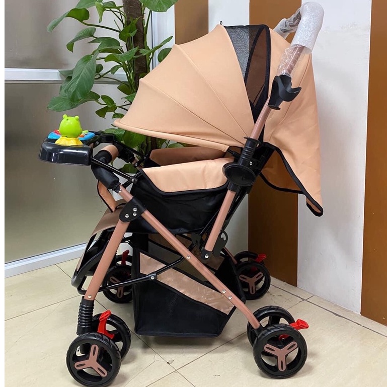 Xe Đẩy Cho Bé 2 Chiều 3 Tư Thế gấp gọn cho trẻ em sơ sinh dưới 1 tuổi