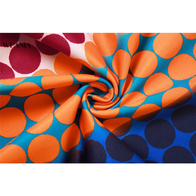 Áo liền quần Tay Dài Cổ Tròn Lưng Cao In Họa Tiết Quyến Rũ Cho Nữ