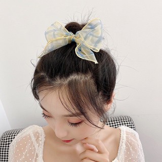 Dây Buộc Tóc Scrunchies Nơ Lưới