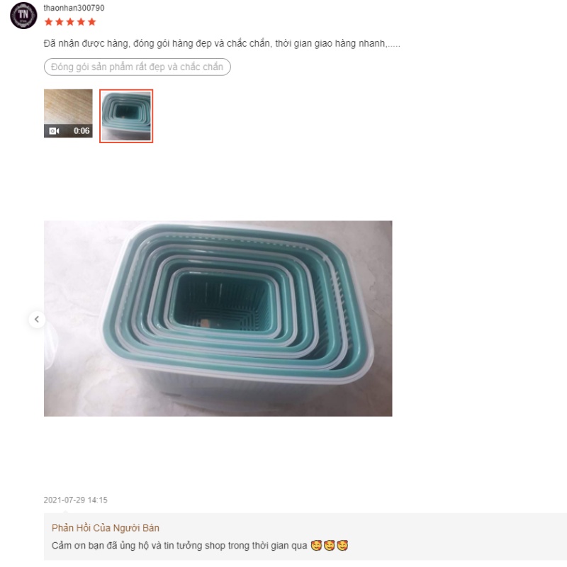 SET 5 Hộp Đựng Đồ, Thực Phẩm Bảo Quản Tủ Lạnh Đa Năng Có Nắp Đậy Cao Cấp - QUÀ TẶNG HẤP DẪN