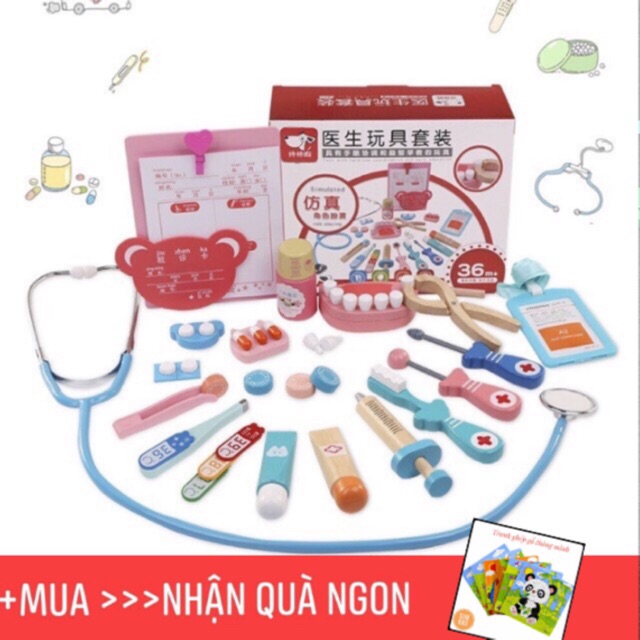 Đồ chơi bác sĩ gỗ