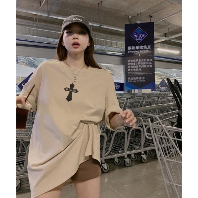 SET ÁO KEM IN HÌNH + QUẦN LEGGING NGỐ NÂU (TH)