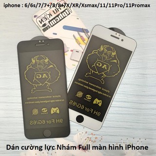 Dán cường lực Nhám Full màn hình iPhone