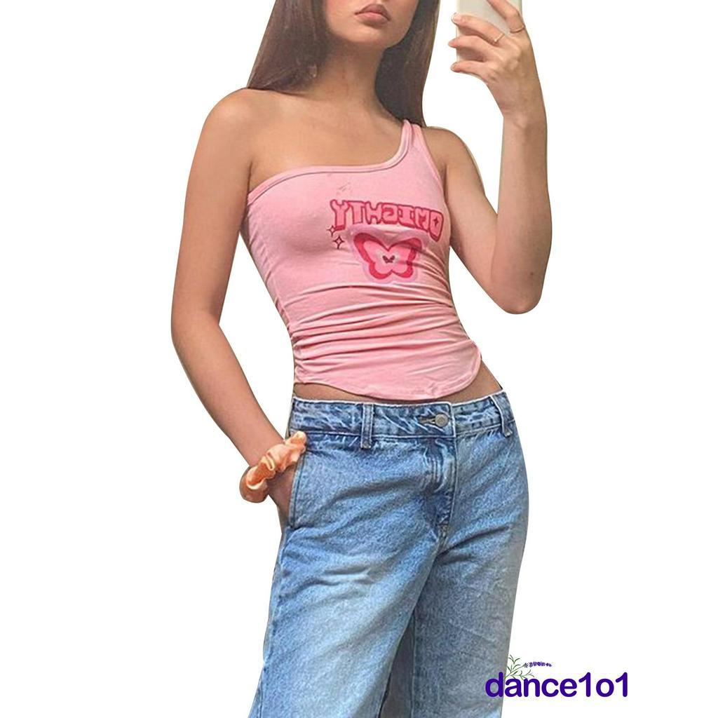 Áo Thun Lệch Vai Thời Trang Hè 2021 Cho Nữ