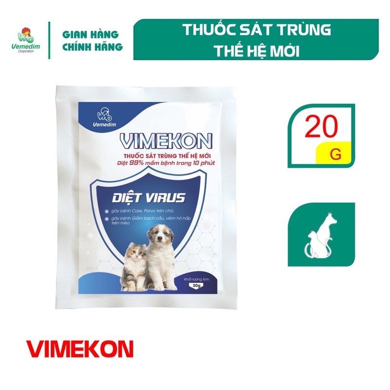 Vimekon -sát trùng chuồng trại , vi khuẩn