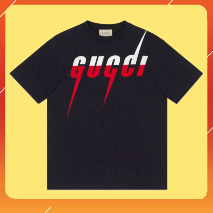 Áo thun GUCCI Tia Sét, chất Cotton Co Dãn 4 Chiều - CỰC HOT,CỰC ĐẸP