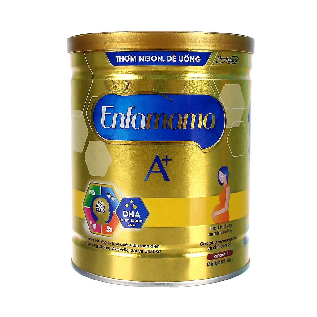 [Date 2024] Sữa bột Enfamama A+ socola, Vani 830g