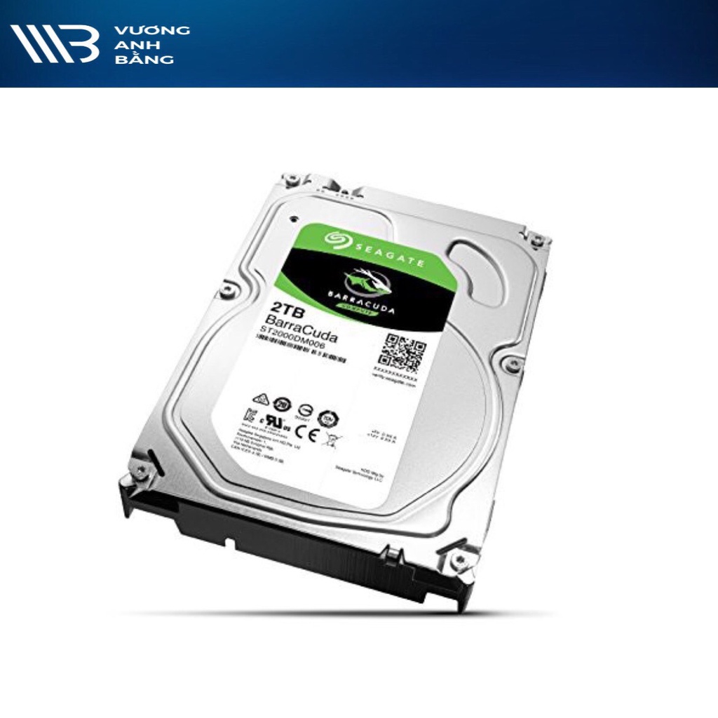 Ổ cứng gắn trong HDD 2TB Seagate Barracuda- Hàng chính hãng