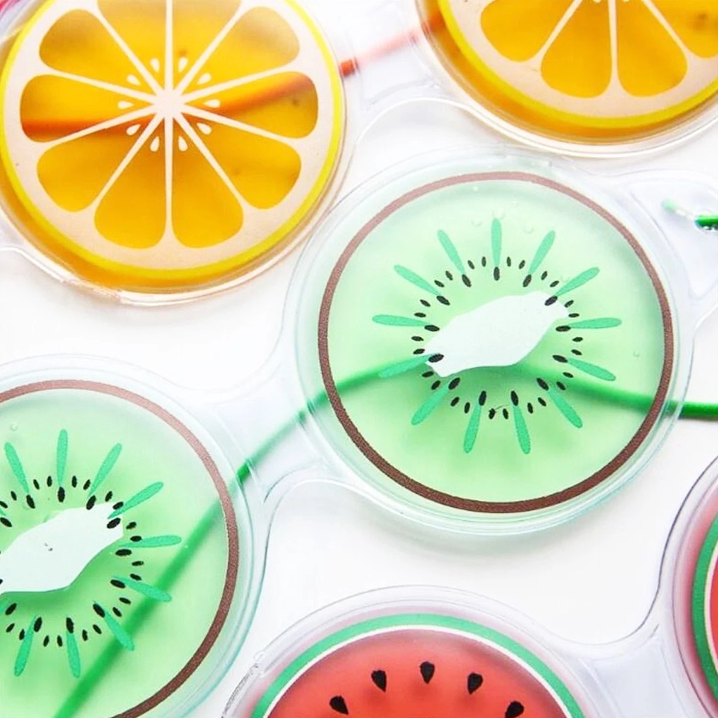 Mặt Nạ Ngủ Che Mắt Bằng Gel Lạnh Đa Năng Hình Trái Cây Vui Nhộn Thoải Mái
