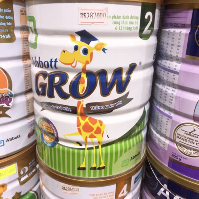 [CAM KẾT CHÍNH HÃNG] SỮA ABBOTT GROW2 900G DATE 2020