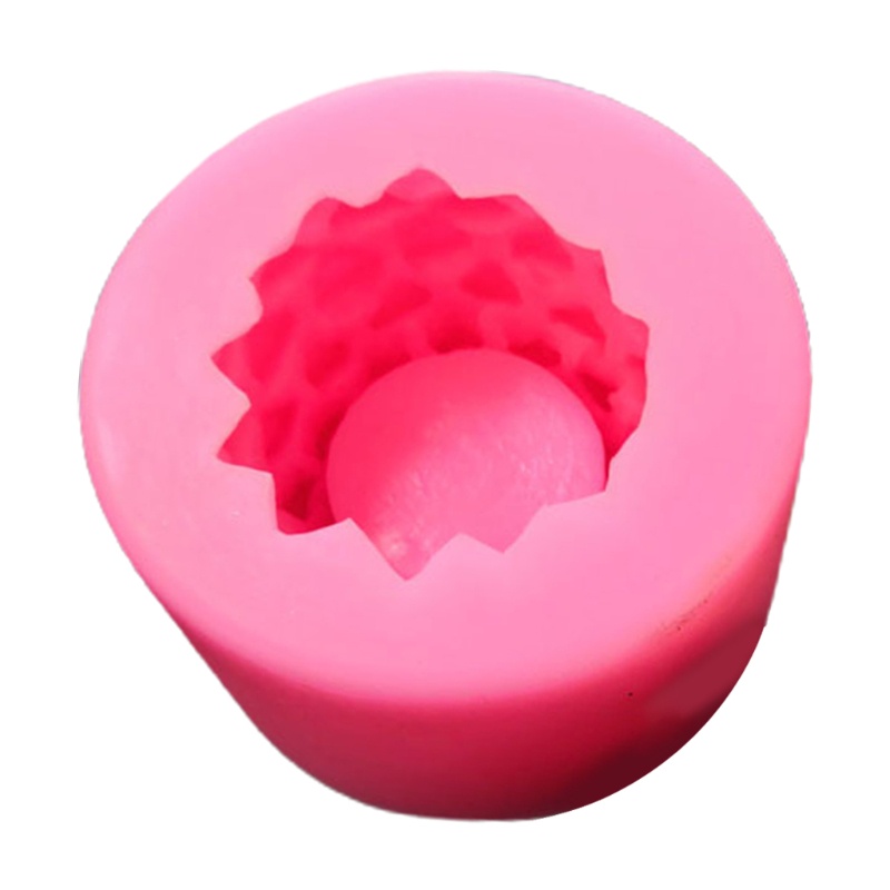 Khuôn Silicone Làm Đế Nến Hình Quả Thông 3D DIY