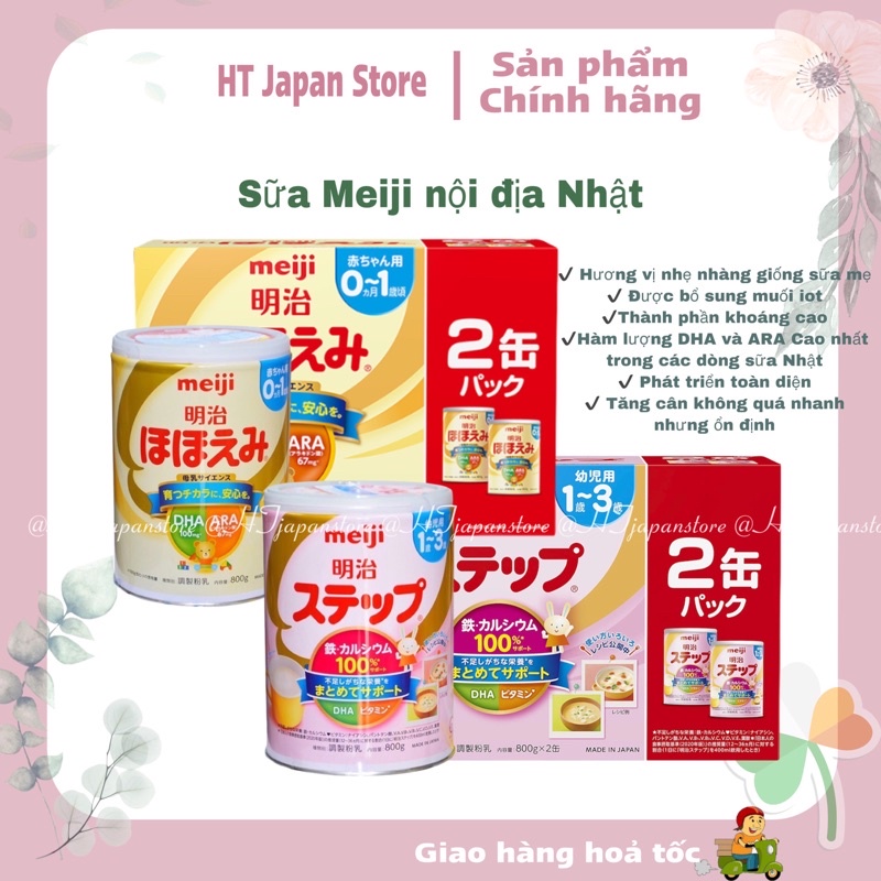 Sữa Meiji nội địa Nhật lon 800gr  date thumbnail