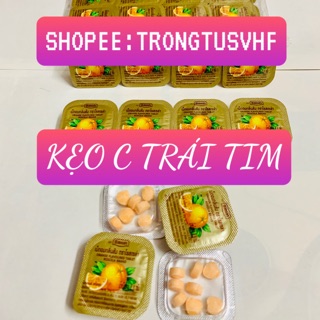[Deal 1k] Kẹo C Trái Tim Thái Lan vỉ 6-12-24