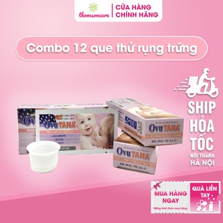 Que thử rụng trứng Ovutana - Combo 12 hộp - giao hàng kín đáo, che tên