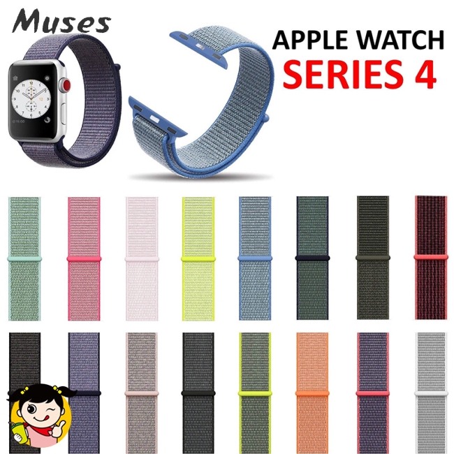 Muse07 Dây vải nylon đeo đồng hồ thông minh Apple Watch Series 4 40mm/44mm