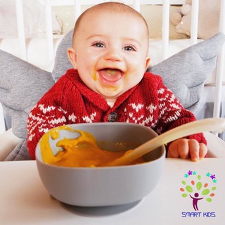 Bát ăn dặm Silicone đế hít không đổ Beaba